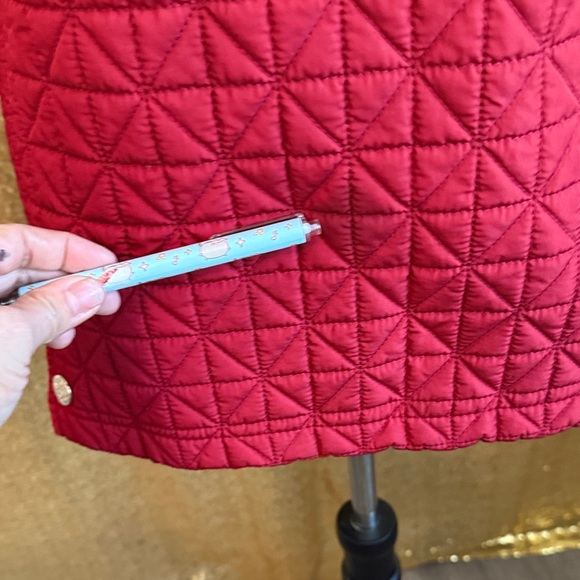 Vince Camuto Red Quilted Puffer Jacket - Picture 4 of 16
